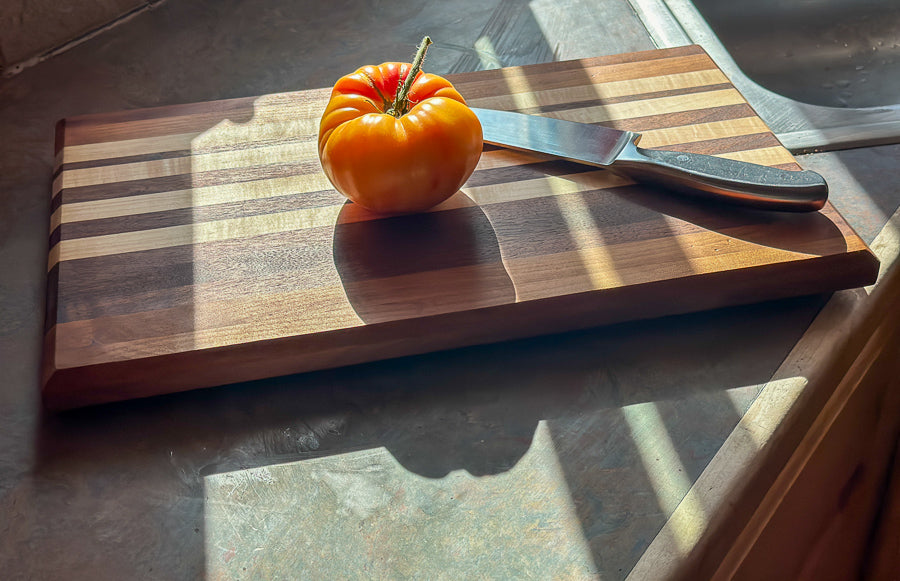 Walnut, Cherry, and Maple Cutting Board