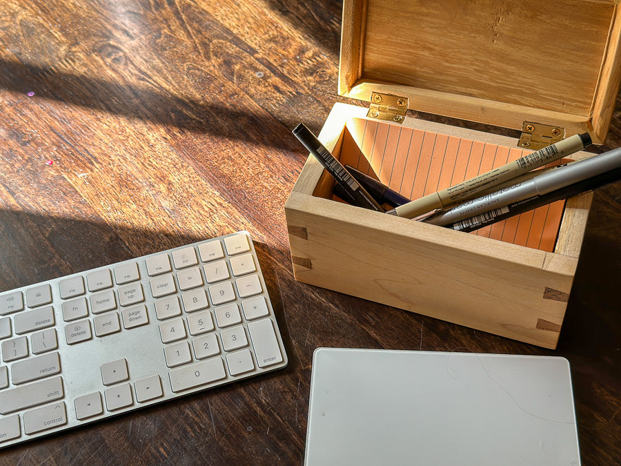 Maple Dovetail Keepsake Box