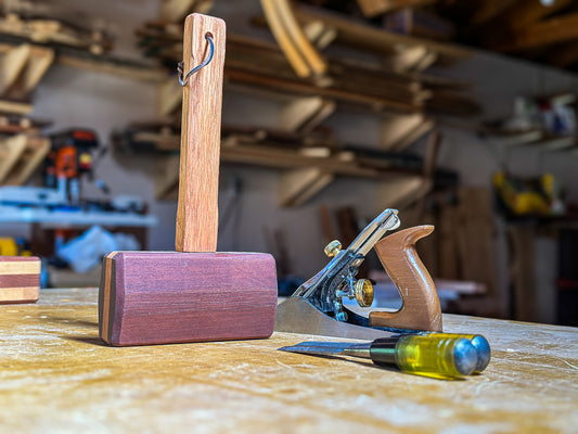 Brazilian Redwood Woodworking Mallet